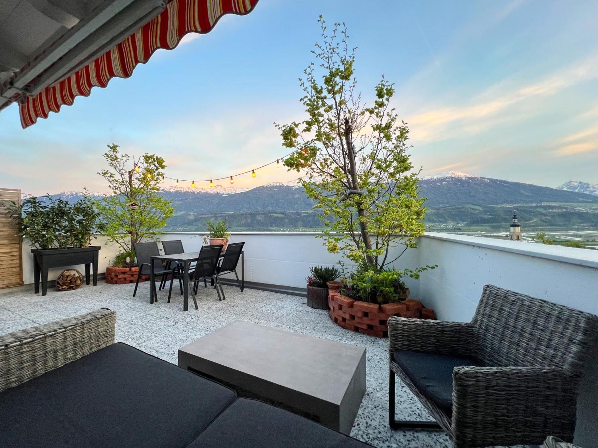 Sunny Mountain Loft - Terrace & Garden Leilighet Thaur Eksteriør bilde